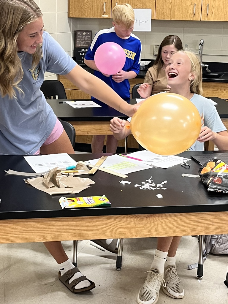 ✨ Subatomic particles are so much fun! ✨  Mrs. Bryant’s students explored the world of protons, neutrons, and electrons in a hands-on lab. 🎈⚡ They experimented with balloons, confetti, and plastic sacks to discover why some things attract while others repel—just like charges inside an atom!  Science in action = learning made memorable. 🔬💡