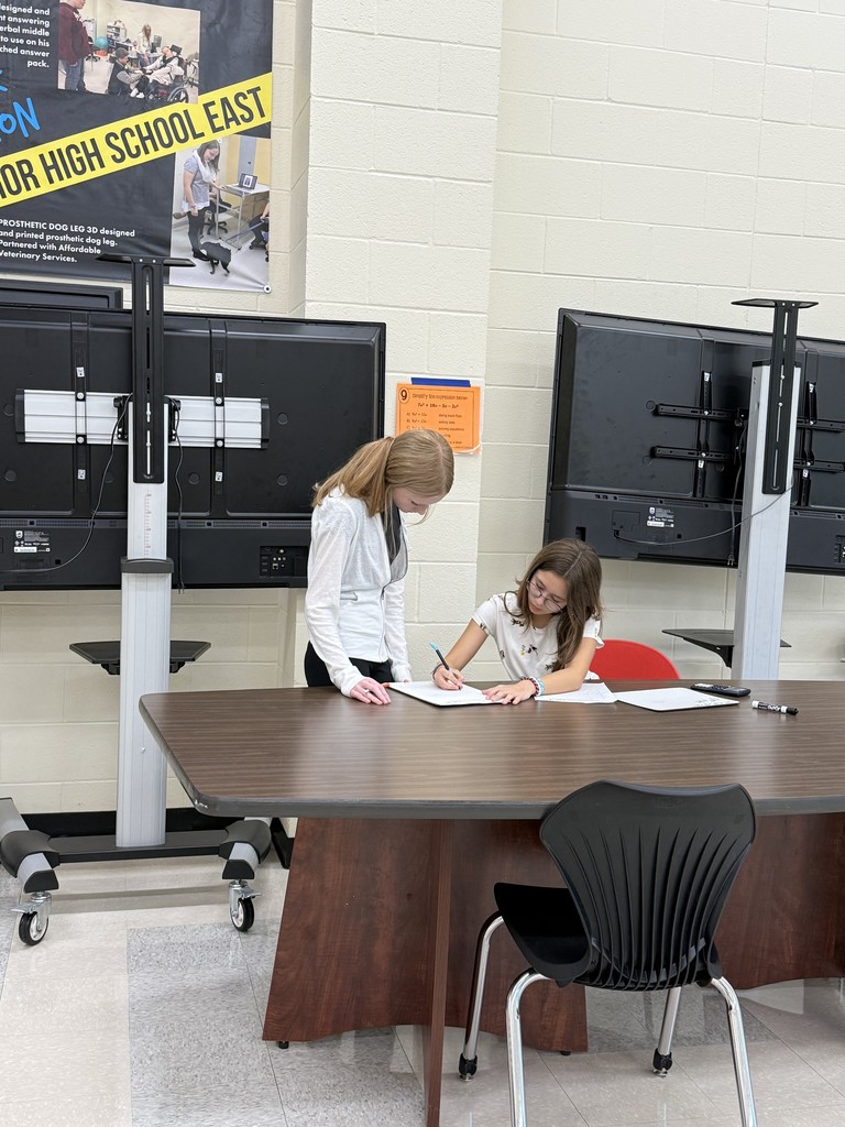 🤣 Mad Libs + Math = Fun! ✏️ “Mr. Jones was flying a kite with Lady Gaga at Starbucks… in a police car… wearing gorilla costumes… while wrestling a bear 🐻👮🦍☕ because they wanted to impress everyone!”  Mr. Villines’ and Mrs. Yancey’s math crews had a blast sharpening their skills in combining like terms while solving this wild puzzle. Who says math can’t make you laugh?! 🎉  #MathFun #MadLibs #MiddleSchoolMath #HMS #LikeTerms #MathIsCool #LearningCanBeFun #GoblinPride 💙📚