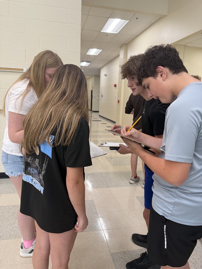 🤣 Mad Libs + Math = Fun! ✏️ “Mr. Jones was flying a kite with Lady Gaga at Starbucks… in a police car… wearing gorilla costumes… while wrestling a bear 🐻👮🦍☕ because they wanted to impress everyone!”  Mr. Villines’ and Mrs. Yancey’s math crews had a blast sharpening their skills in combining like terms while solving this wild puzzle. Who says math can’t make you laugh?! 🎉  #MathFun #MadLibs #MiddleSchoolMath #HMS #LikeTerms #MathIsCool #LearningCanBeFun #GoblinPride 💙📚
