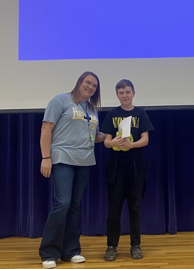 🎉 Shoutout to our 6th Grade Great Goblins—September Students of the Month! 💙💛 We are so proud of you!  #HarrisonMiddleSchool #GreatGoblins