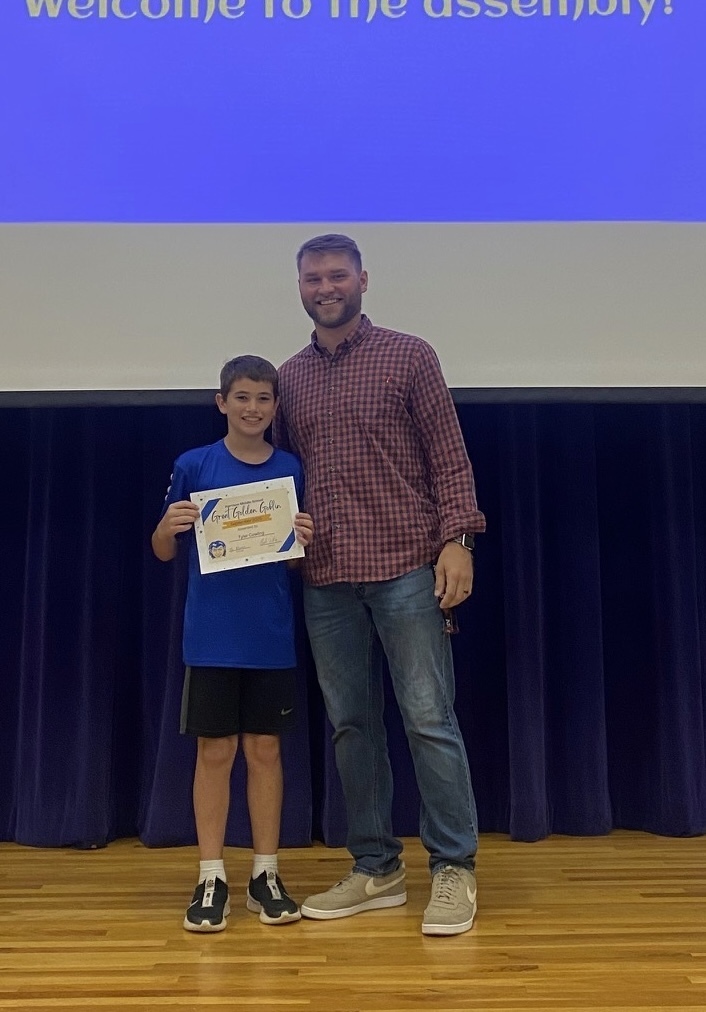 🎉 Shoutout to our 6th Grade Great Goblins—September Students of the Month! 💙💛 We are so proud of you!  #HarrisonMiddleSchool #GreatGoblins