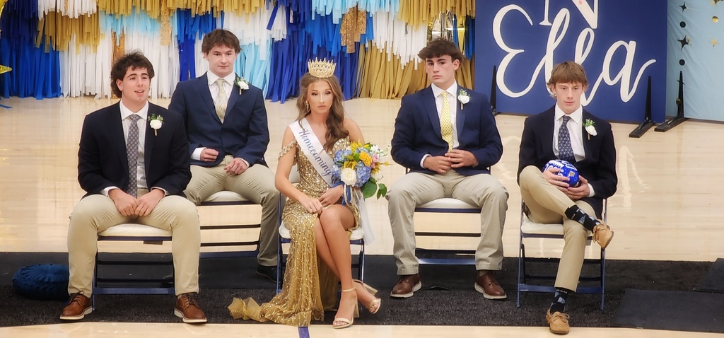 Queen and court