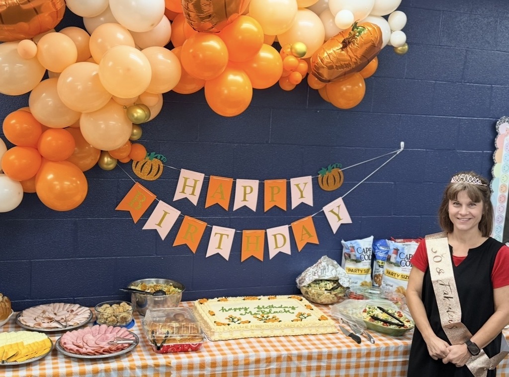 birthday cake and decor