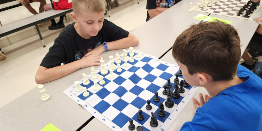 boys playing chess