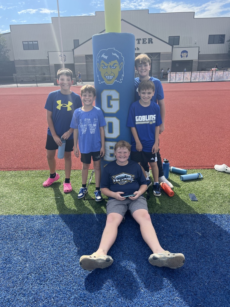 ☀️ Golden Goblin Fun! Harrison Middle School 5th and 6th  grade students enjoyed the beautiful weather during their 1st Quarter Golden Goblin Event! 🌟