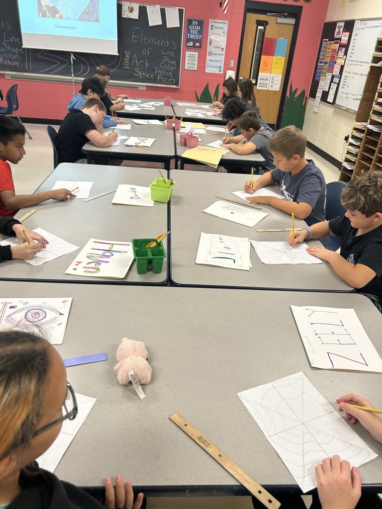 🎨 Optical Illusion Art! Mrs. Morgan’s 5th and 6th grade art students created some amazing optical illusion artwork! 🌀 Their creativity and attention to detail really make these pieces pop! 💙💛  #HarrisonMiddleSchool #GreatGoblins #HMSArt #StudentCreativity