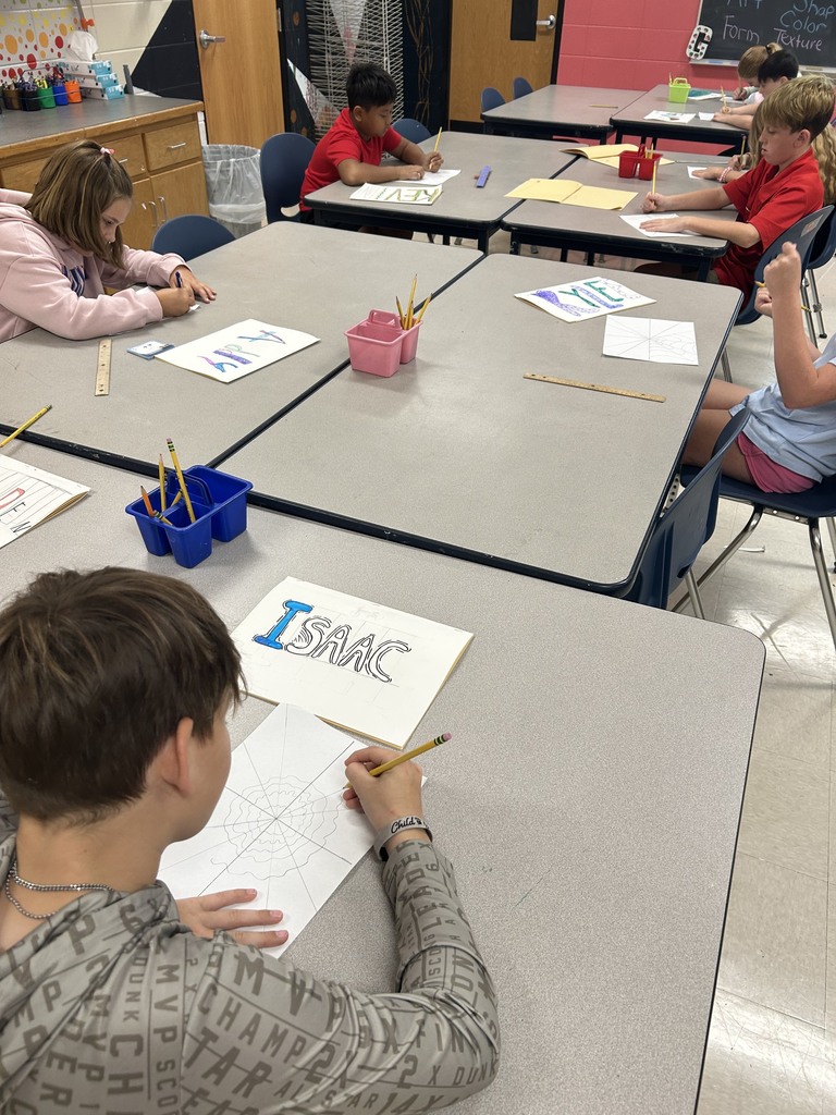 🎨 Optical Illusion Art! Mrs. Morgan’s 5th and 6th grade art students created some amazing optical illusion artwork! 🌀 Their creativity and attention to detail really make these pieces pop! 💙💛  #HarrisonMiddleSchool #GreatGoblins #HMSArt #StudentCreativity