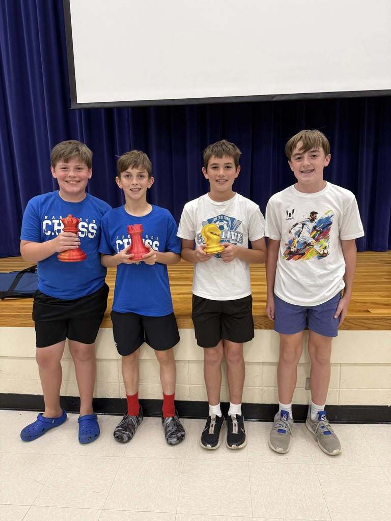 ♟️ Harrison Middle School Chess Tournament Harrison Middle School hosted a chess tournament on Thursday, October 16, 2025, welcoming 100 students from grades 3–12 who filled every available spot! 👏  It was an incredible day of strategy, focus, and fun. 🏆 Congratulations to all of our tournament winners! 💙💛  #HarrisonMiddleSchool #GreatGoblins #ChessTournament #StudentSuccess #StrategicThinking #HMS