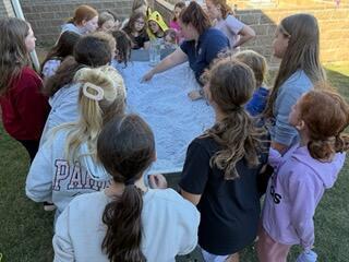 🎣 HMS Science Club Fun! This week, our 5th and 6th Grade Science Club enjoyed two awesome hands-on activities thanks to the Arkansas Game and Fish Commission! 🐟  Students got to paint their own fishing lures, learn about different fish species in Arkansas, and explore how erosion works using a stream table. 🌊  A huge thank you to Arkansas Game and Fish for bringing science to life for our students! 💙💛 #HarrisonMiddleSchool #GreatGoblins #HMSScienceClub #HandsOnLearning #STEMFun #ArkansasGameAndFish