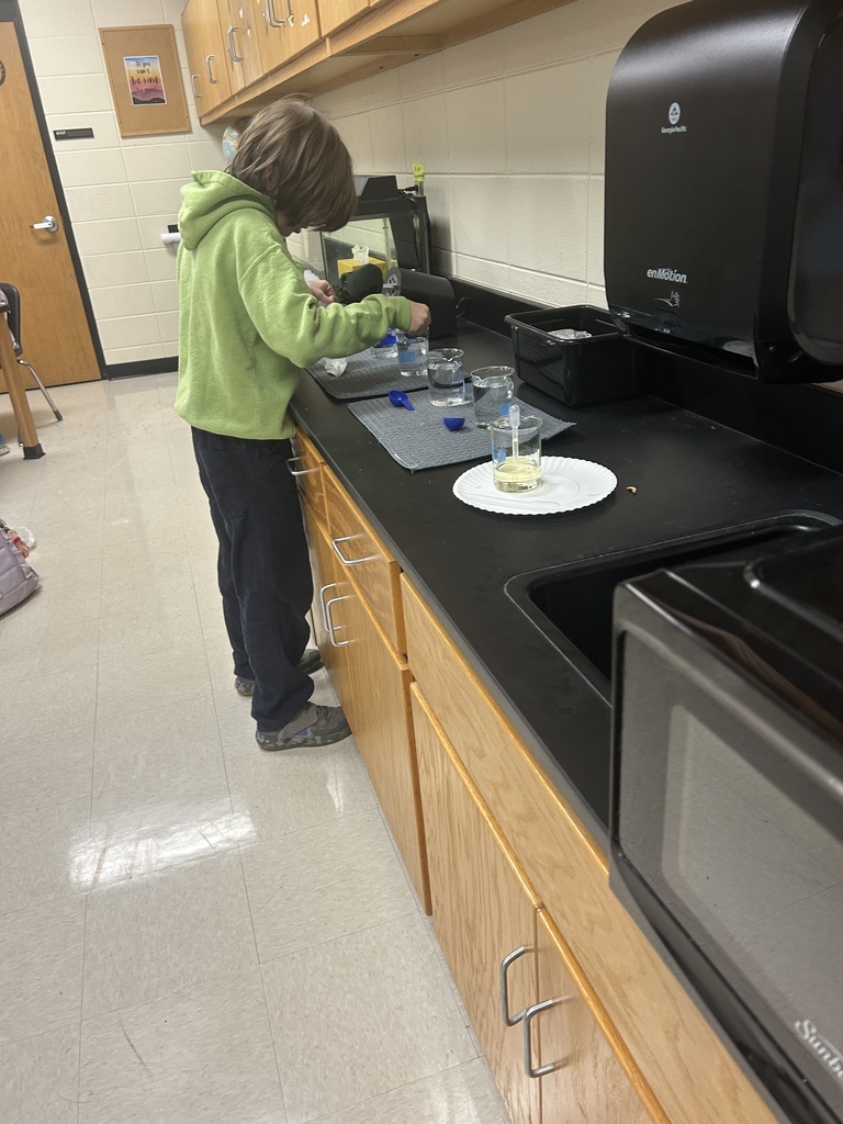 🧪 Science in Action! Mrs. Scoggins’ students explored “Is bioplastic a synthetic material?” 🌱  They learned that bioplastics are made from natural materials like cornstarch or sugarcane — and even made their own in the microwave! 💙💛   #HarrisonMiddleSchool #GreatGoblins #HMSScience #HandsOnLearning #STEMFun #Bioplastics