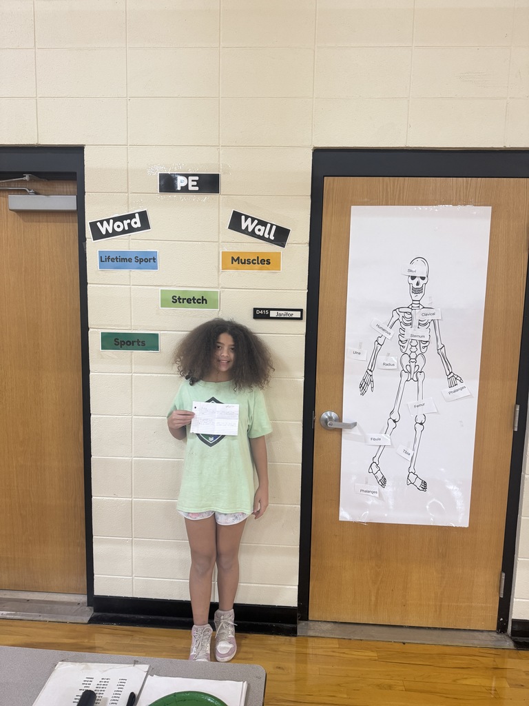 Cross-Curricular Learning at Harrison Middle School! 🏫💪✏️ Coach Klott’s PE classes took learning to the next level by blending Literacy, Writing, and Science into their physical education lessons! Students chose a topic from the PE Word Wall and wrote 2–3 sentences about it, created a graph or picture with a short description, and students were encouraged to provide printed resources for their work.   We love seeing our Goblins make connections across subjects while staying active and engaged! 💛💙 #HMSGoblins #CrossCurriculumLearning #ActiveMindsActiveBodies #WeAreHarrison #GreatGoblins