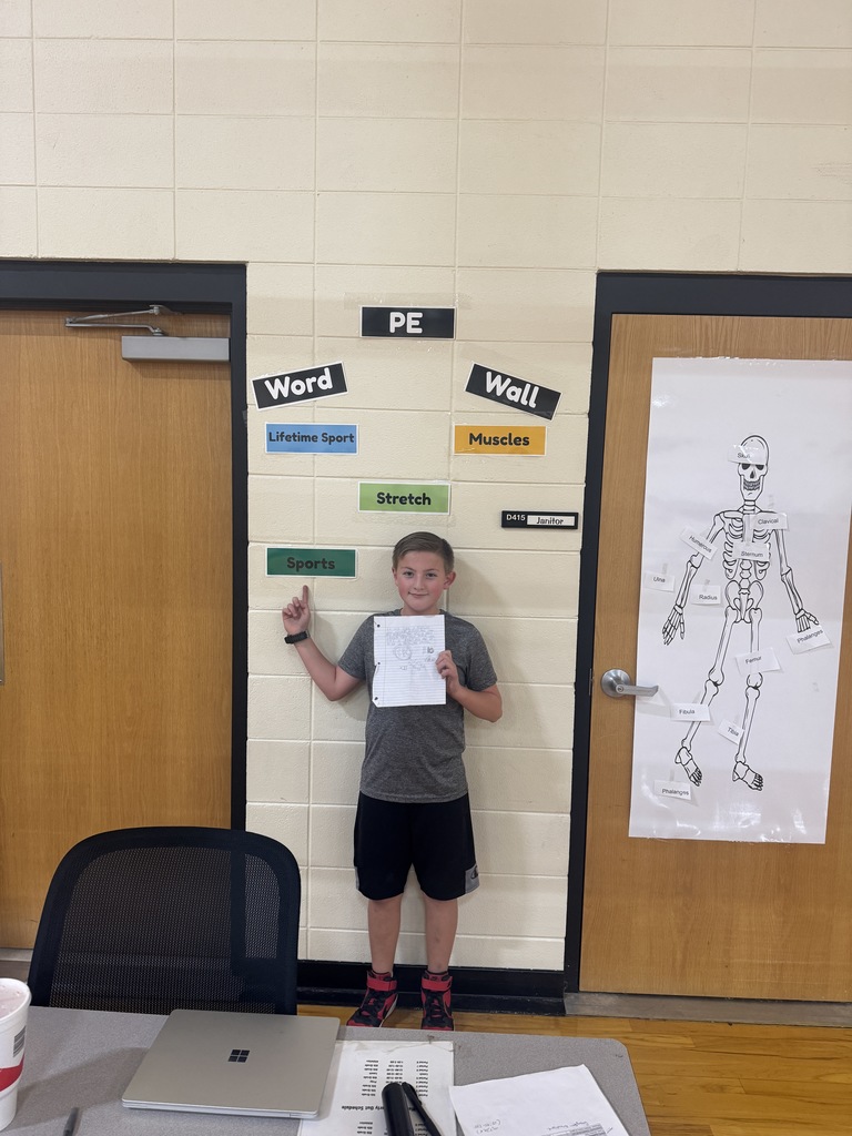 Cross-Curricular Learning at Harrison Middle School! 🏫💪✏️ Coach Klott’s PE classes took learning to the next level by blending Literacy, Writing, and Science into their physical education lessons! Students chose a topic from the PE Word Wall and wrote 2–3 sentences about it, created a graph or picture with a short description, and students were encouraged to provide printed resources for their work.   We love seeing our Goblins make connections across subjects while staying active and engaged! 💛💙 #HMSGoblins #CrossCurriculumLearning #ActiveMindsActiveBodies #WeAreHarrison #GreatGoblins