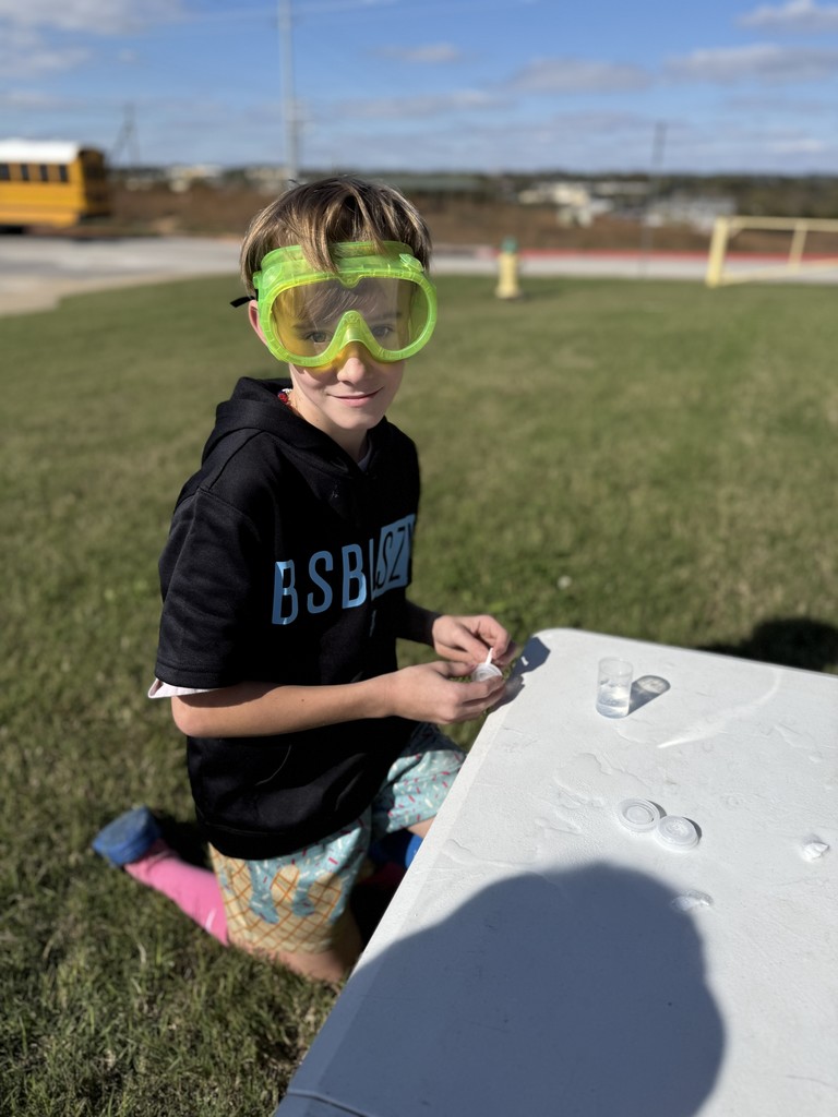 👻🚀 Ghost Rockets in Science! Ms. Still’s 5th Grade Lions learned first-hand how chemical reactions work by building and launching Ghost Rockets! 💥  A fun and exciting way to see science in action! 💙💛 #HarrisonMiddleSchool #GreatGoblins #HMSScience #HandsOnLearning #STEMFun #GhostRockets