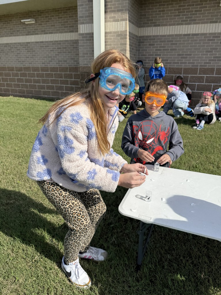 👻🚀 Ghost Rockets in Science! Ms. Still’s 5th Grade Lions learned first-hand how chemical reactions work by building and launching Ghost Rockets! 💥  A fun and exciting way to see science in action! 💙💛 #HarrisonMiddleSchool #GreatGoblins #HMSScience #HandsOnLearning #STEMFun #GhostRockets