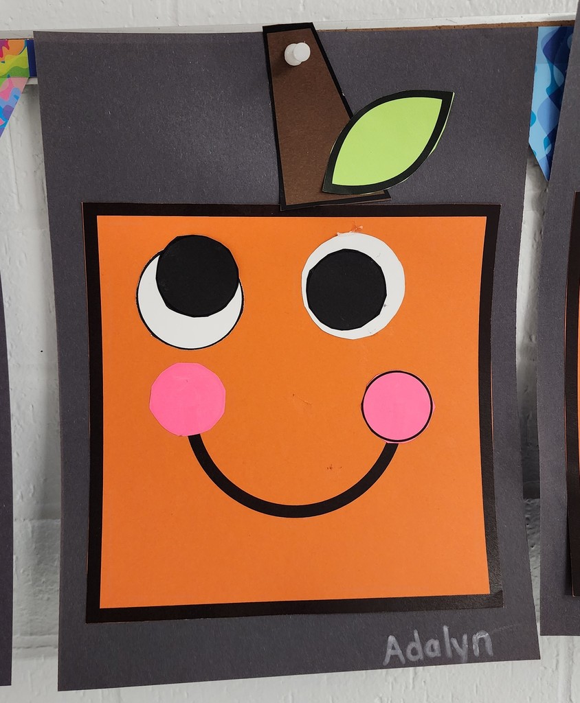 Halloween pumpkin student art