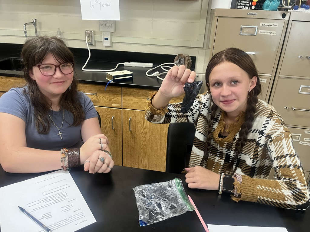 🧪 Science in Action! Mrs. Bryant’s 7th grade science students have been busy in the lab creating bioplastic!  Using a mixture of cornstarch, water, and vegetable oil, students explored how combining natural materials can form a synthetic product. This hands-on experiment helped students understand how science connects natural resources to the materials we use every day. 🌱💙💛  #HarrisonMiddleSchool #GreatGoblins #HMSScience #Bioplastics #HandsOnLearning #STEMFun #Innovation