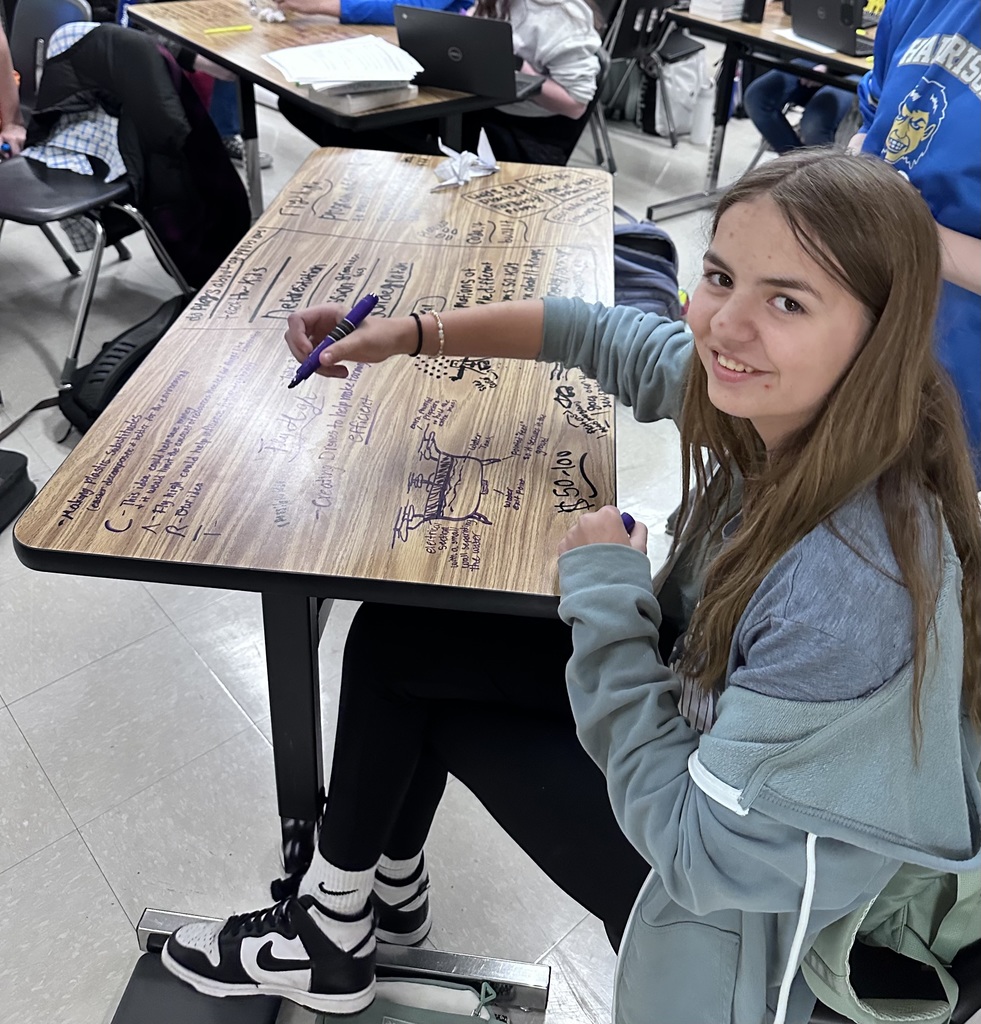 🌱💡 Growing Great Ideas! 💡🌱  Our students have been hard at work exploring ways to make a positive difference in our community! During Genius Hour this week, they brainstormed, researched, and developed projects focused on healthy, sustainable food choices and environmental improvement. 🌎✨  We’re so proud of their creativity, curiosity, and commitment to making the world a better place. Stay tuned — we can’t wait to see their amazing projects come to life! 💙💛  #HarrisonMiddleSchool #GreatGoblins #GeniusHour #StudentInnovation #STEMLearning #FutureLeaders #SustainabilityInAction