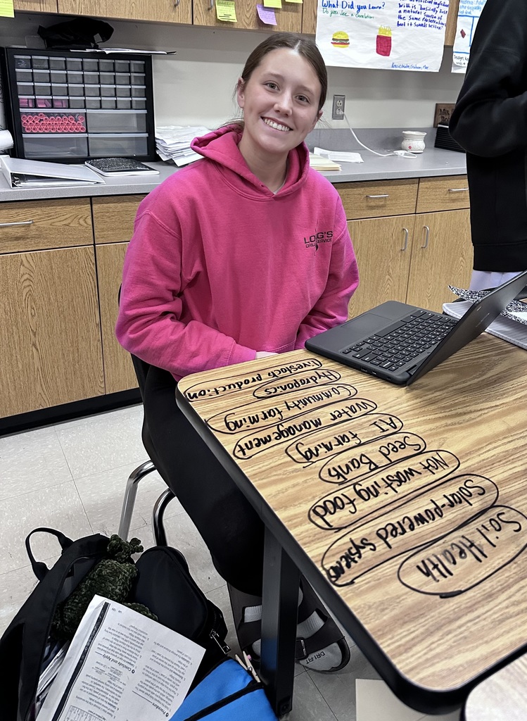 🌱💡 Growing Great Ideas! 💡🌱  Our students have been hard at work exploring ways to make a positive difference in our community! During Genius Hour this week, they brainstormed, researched, and developed projects focused on healthy, sustainable food choices and environmental improvement. 🌎✨  We’re so proud of their creativity, curiosity, and commitment to making the world a better place. Stay tuned — we can’t wait to see their amazing projects come to life! 💙💛  #HarrisonMiddleSchool #GreatGoblins #GeniusHour #StudentInnovation #STEMLearning #FutureLeaders #SustainabilityInAction