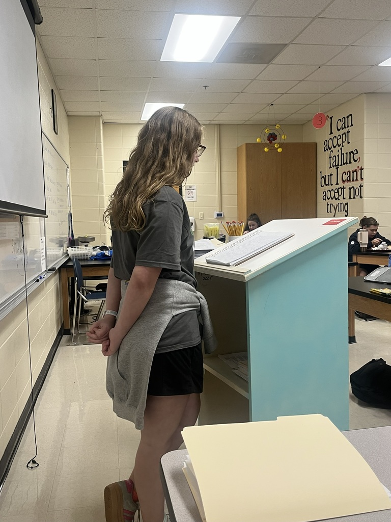 A message from our 7th Grade FCA:   🙏💙 FCA Spotlight Arabella, a 7th grader at HMS, spoke at FCA about focusing on an “audience of One.” She reminded everyone that our true audience is God — the only One who truly matters.  She shared that God cares more about our faithfulness than our performance, and highlighted examples like Tim Tebow, who strive to live with purpose and faith no matter the stage or scoreboard.  We’re so proud of Arabella and her boldness in sharing this message!  #HarrisonMiddleSchool #GreatGoblins #FCA #FaithInAction #AudienceOfOne #StudentLeaders