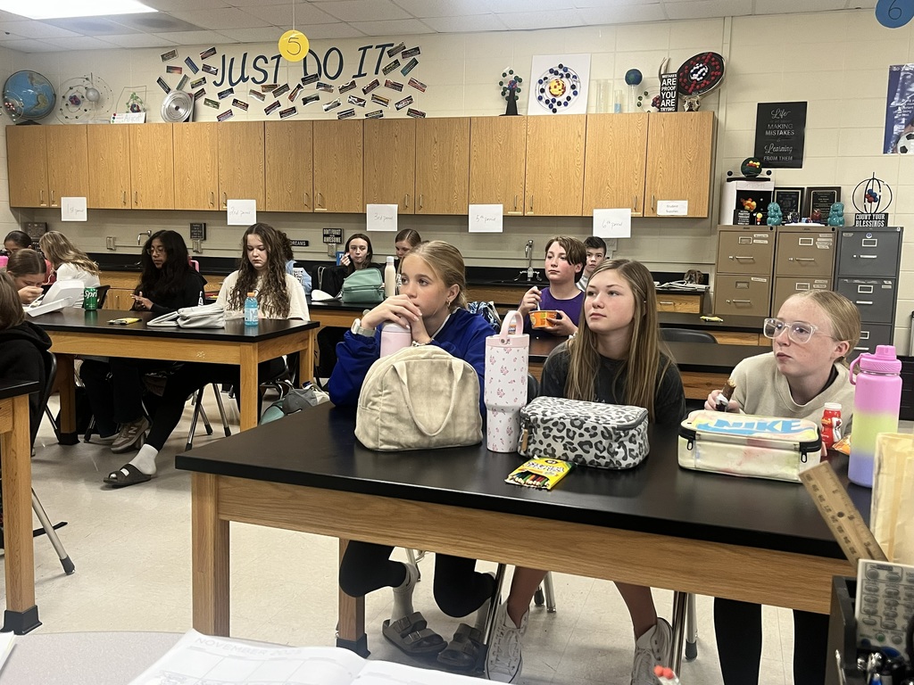 A message from our 7th Grade FCA:   🙏💙 FCA Spotlight Arabella, a 7th grader at HMS, spoke at FCA about focusing on an “audience of One.” She reminded everyone that our true audience is God — the only One who truly matters.  She shared that God cares more about our faithfulness than our performance, and highlighted examples like Tim Tebow, who strive to live with purpose and faith no matter the stage or scoreboard.  We’re so proud of Arabella and her boldness in sharing this message!  #HarrisonMiddleSchool #GreatGoblins #FCA #FaithInAction #AudienceOfOne #StudentLeaders