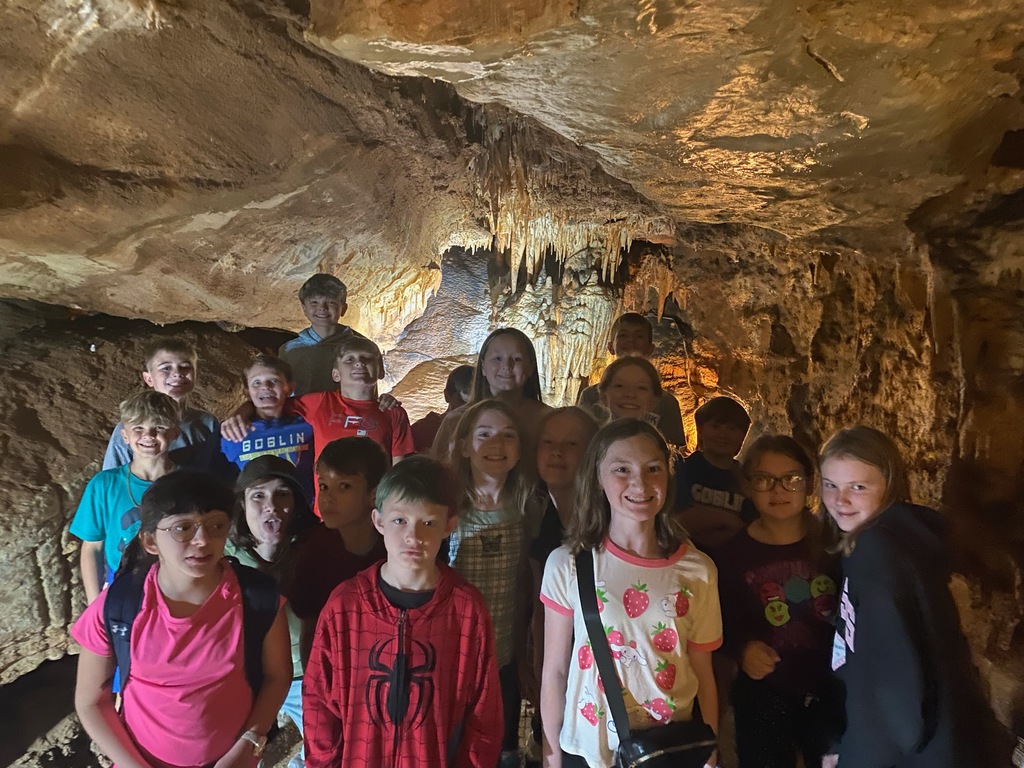 🪨💎 Science Club Adventure! 💎🪨  The Harrison Middle School 5th and 6th Grade Science Club had an amazing time exploring Cosmic Cavern in Berryville, AR! 🌎✨  Students explored the incredible cave system — home to two bottomless lakes — panned for gems, and enjoyed the beauty of the natural surroundings.  What a fun and educational adventure for our Great Goblins! 💙💛  #HarrisonMiddleSchool #GreatGoblins #ScienceClub #STEMAdventures #HandsOnLearning #CosmicCavern #ExploringScience