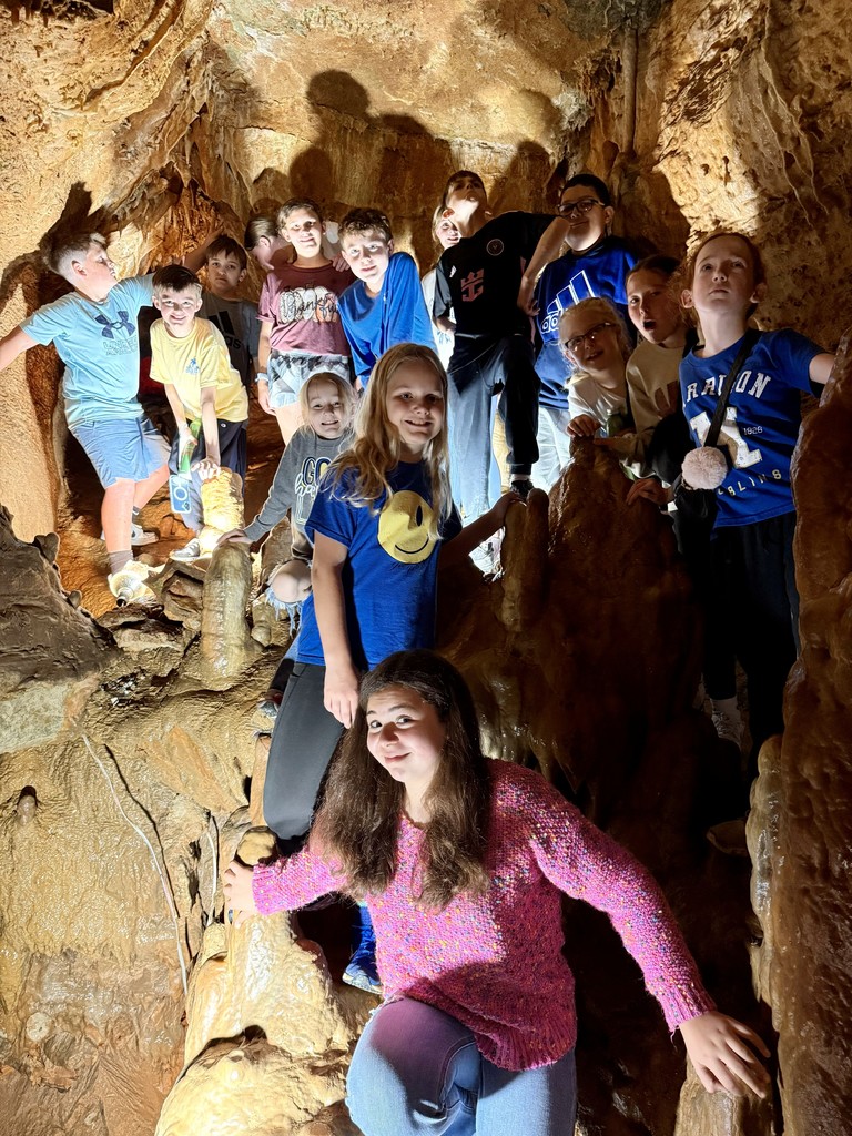 🪨💎 Science Club Adventure! 💎🪨  The Harrison Middle School 5th and 6th Grade Science Club had an amazing time exploring Cosmic Cavern in Berryville, AR! 🌎✨  Students explored the incredible cave system — home to two bottomless lakes — panned for gems, and enjoyed the beauty of the natural surroundings.  What a fun and educational adventure for our Great Goblins! 💙💛  #HarrisonMiddleSchool #GreatGoblins #ScienceClub #STEMAdventures #HandsOnLearning #CosmicCavern #ExploringScience