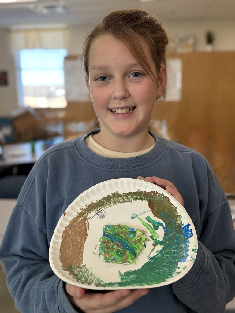 🗺️🎨 Topography in 3D! 🎨🗺️  Mrs. Still’s 5th Grade Social Studies class is diving into topographical maps, and today they brought their learning to life!  Students used air-dry clay to create 3D topographical maps of Arkansas, then painted them to reflect the state’s unique landforms and elevations.  What a fun and hands-on way to explore geography! 💙💛  #HarrisonMiddleSchool #GreatGoblins #SocialStudies #Topography #HandsOnLearning #ArkansasGeography #CreativeClassroom