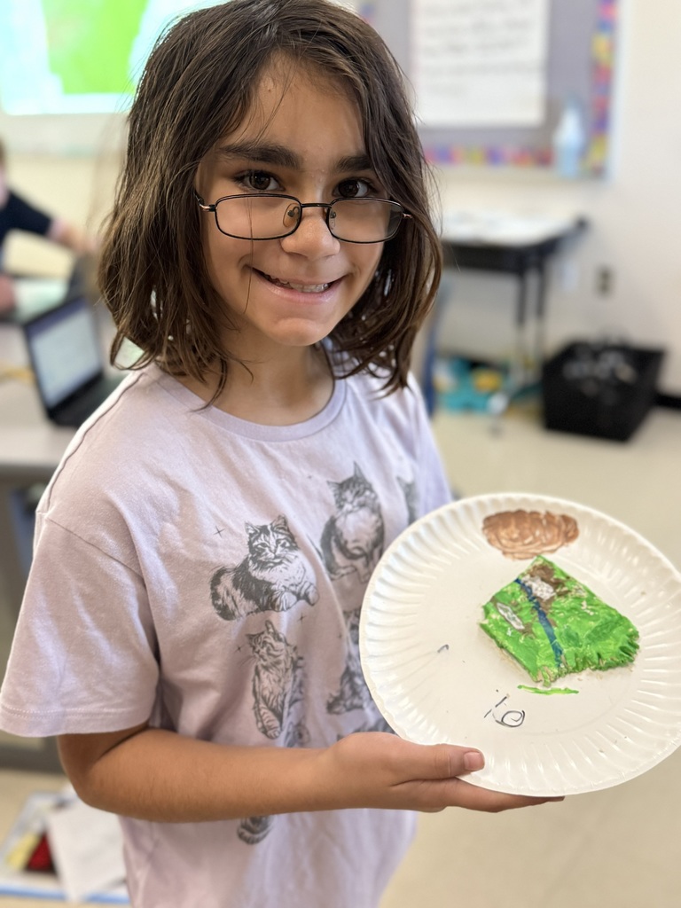🗺️🎨 Topography in 3D! 🎨🗺️  Mrs. Still’s 5th Grade Social Studies class is diving into topographical maps, and today they brought their learning to life!  Students used air-dry clay to create 3D topographical maps of Arkansas, then painted them to reflect the state’s unique landforms and elevations.  What a fun and hands-on way to explore geography! 💙💛  #HarrisonMiddleSchool #GreatGoblins #SocialStudies #Topography #HandsOnLearning #ArkansasGeography #CreativeClassroom