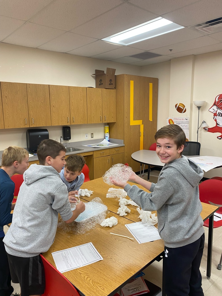 🫧🔬 Cell Membranes With Bubbles! 🔬🫧  Mr. Ditmanson’s science class explored the cell membrane in a fun, hands-on way — using bubbles!  Bubbles make a great model for studying cell membranes because their structure and behavior mimic key properties such as fluidity, flexibility, and self-repair.  What an awesome way to bring science to life! 💙💛  #HarrisonMiddleSchool #GreatGoblins #HMSScience #HandsOnLearning #STEMFun #CellBiology