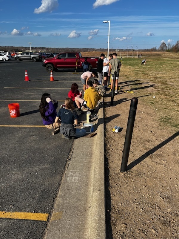 🛠️🌱 Agri Science in Action! 🌱🛠️  Mr. Jennings’ Introduction to Agriculture Science students have been hard at work making improvements around our campus!  This week, his class repainted the numbered parking spaces used during fire drills and evacuation drills — an important part of keeping our school organized and safe.  Thank you for helping improve our school, Agri Science students! We appreciate your hard work and pride in our campus. 💙💛  #HarrisonMiddleSchool #GreatGoblins #AgriScience #CampusImprovements #HandsOnLearning #StudentLeadership
