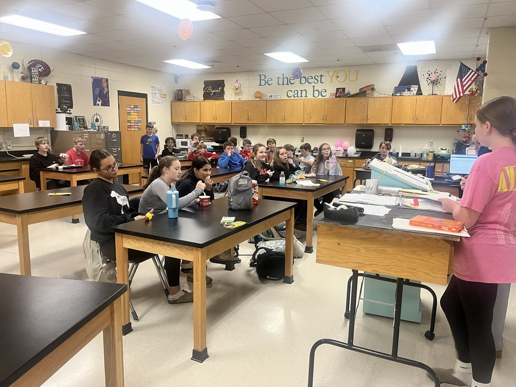 🙏💙 A Message from 7th Grade FCA 💙🙏  In FCA today, Westyn, Hadley, and Bellah shared an encouraging message about trusting in God even when times are hard. They reminded their peers that God has a plan for each of us, and even in moments of anxiety, stress, or struggle, we are called to stay focused and rely on His guidance.  These young ladies did an amazing job speaking truth and encouragement to their classmates. We are so proud of their leadership! 💛  #HarrisonMiddleSchool #GreatGoblins #FCA #FaithInAction #StudentLeaders 