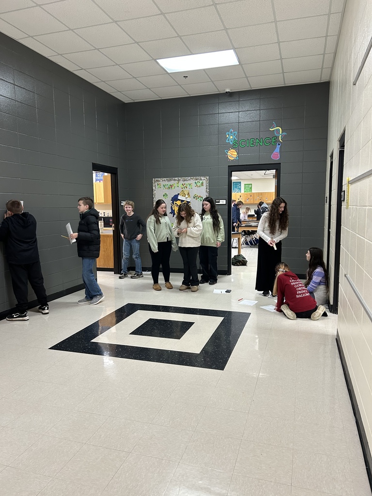 🧪🎯 Stretching Into Science! 🎯🧪  Mrs. Scoggins’ science class really had a stretch in learning today! Students used rubber bands to explore the relationship between potential energy and kinetic energy — a hands-on way to see energy in action.  What a stretch! 💙💛  #HarrisonMiddleSchool #GreatGoblins #HMSScience #HandsOnLearning #STEMFun #EnergyInAction