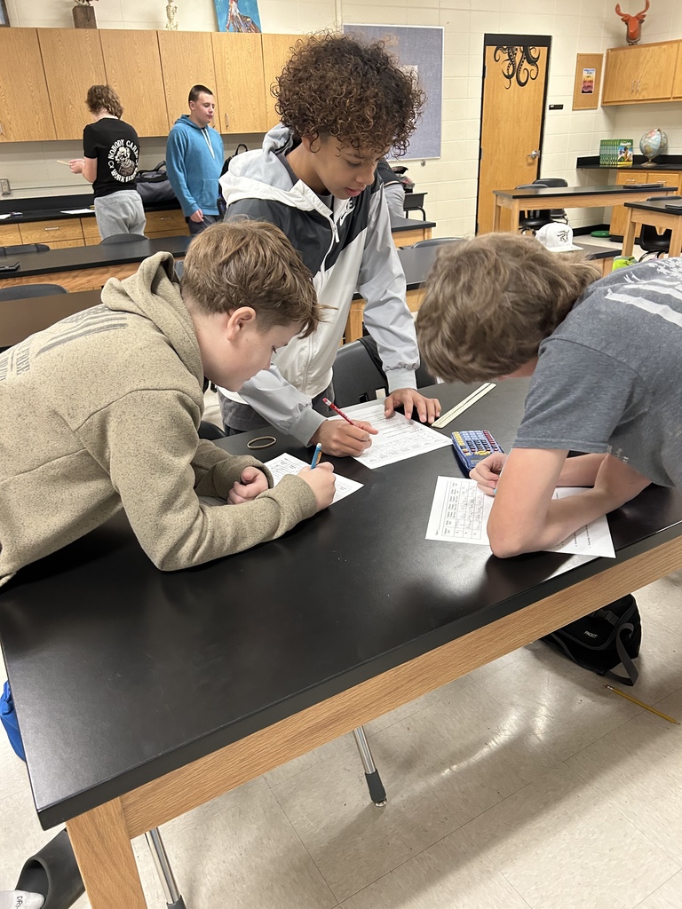 🧪🎯 Stretching Into Science! 🎯🧪  Mrs. Scoggins’ science class really had a stretch in learning today! Students used rubber bands to explore the relationship between potential energy and kinetic energy — a hands-on way to see energy in action.  What a stretch! 💙💛  #HarrisonMiddleSchool #GreatGoblins #HMSScience #HandsOnLearning #STEMFun #EnergyInAction