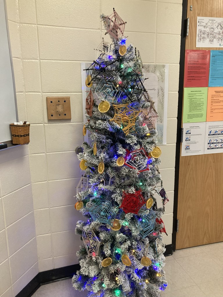 🎄📚 Holiday Spirit in Mrs. Walker’s Class! 📚🎄  Mrs. Walker’s class got into the holiday spirit today by reading Cobweb Christmas by Shirley Climo. This charming folktale shares German holiday traditions — including the story of how tinsel came to be used on Christmas trees!  What a fun and meaningful way to celebrate the season! 💙💛  #HarrisonMiddleSchool #GreatGoblins #HolidayReading #CobwebChristmas #FestiveLearning