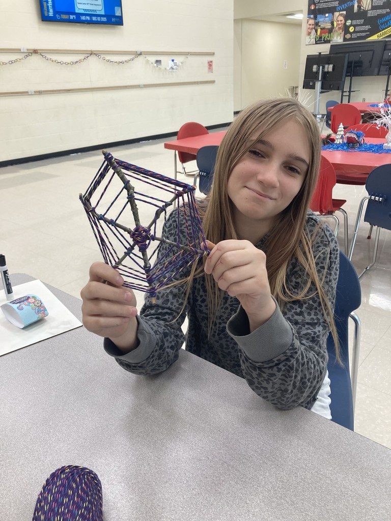 🎄📚 Holiday Spirit in Mrs. Walker’s Class! 📚🎄  Mrs. Walker’s class got into the holiday spirit today by reading Cobweb Christmas by Shirley Climo. This charming folktale shares German holiday traditions — including the story of how tinsel came to be used on Christmas trees!  What a fun and meaningful way to celebrate the season! 💙💛  #HarrisonMiddleSchool #GreatGoblins #HolidayReading #CobwebChristmas #FestiveLearning