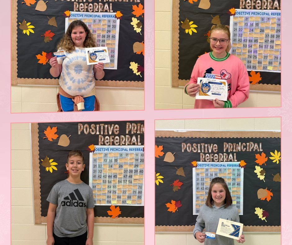 💙🌟 Congratulations, Positive Principal Referral Recipients! 🌟💙 We are so proud of our most recent Positive Principal Referral recipients! Thank you for all you do to make our school a better place. Your kindness, leadership, and hard work truly shine!  Keep up the great work, Great Goblins! 💛  #HarrisonMiddleSchool #GreatGoblins #PositivePrincipalReferral #StudentLeaders #ProudMoment