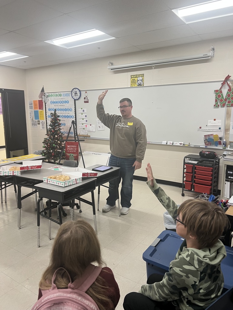 🙏💙 A Message from 5th Grade FCA 💙🙏  A big thank you to Jacob Willis, Youth Pastor at Batavia Assembly of God Church, for leading our 5th Grade FCA today! The students really enjoyed the Christmas message about the birth of Jesus and the true meaning of the season.  We were also grateful to have Angi Boaz, North Arkansas Ambassador for FCA, in attendance.  What a wonderful way to celebrate and learn together! 💛  #HarrisonMiddleSchool #GreatGoblins #FCA #FaithInAction #ChristmasMessage #StudentFaith