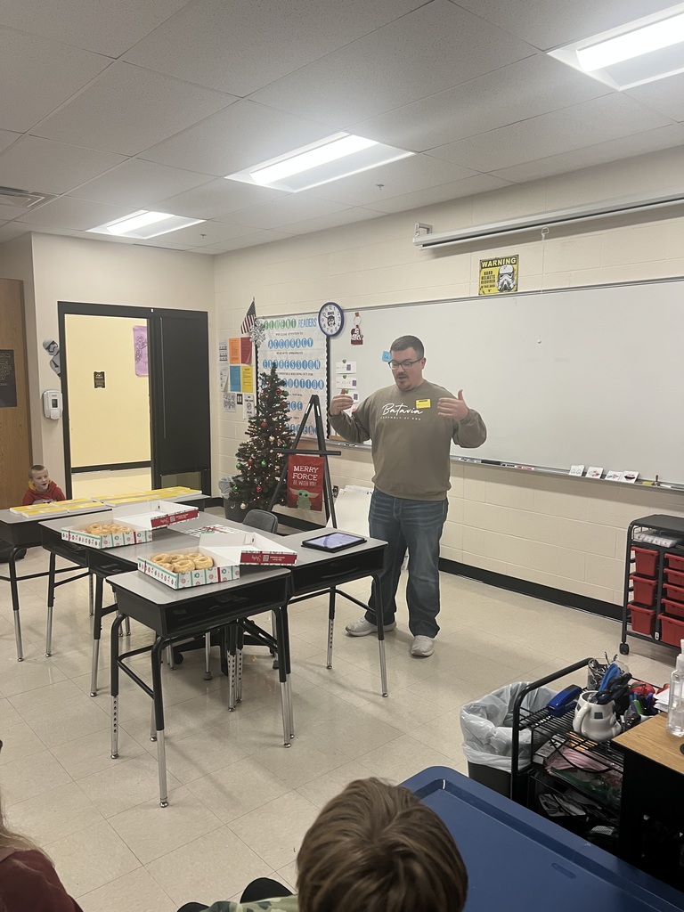 🙏💙 A Message from 5th Grade FCA 💙🙏  A big thank you to Jacob Willis, Youth Pastor at Batavia Assembly of God Church, for leading our 5th Grade FCA today! The students really enjoyed the Christmas message about the birth of Jesus and the true meaning of the season.  We were also grateful to have Angi Boaz, North Arkansas Ambassador for FCA, in attendance.  What a wonderful way to celebrate and learn together! 💛  #HarrisonMiddleSchool #GreatGoblins #FCA #FaithInAction #ChristmasMessage #StudentFaith
