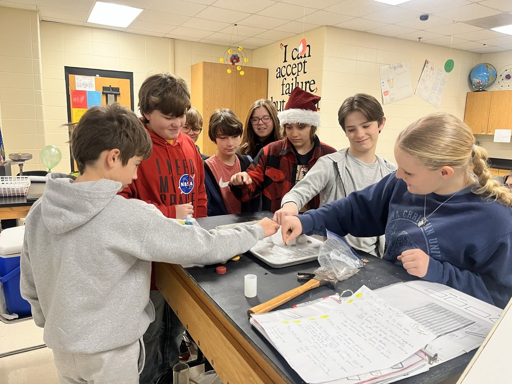❄️🧪 Science in Action! 🧪❄️ Mrs. Bryant’s class had a blast exploring physical changes using dry ice! Students enjoyed exciting demonstrations and hands-on learning that made science come alive.  Science was definitely a hit! 💙💛  #HarrisonMiddleSchool #GreatGoblins #HMSScience #HandsOnLearning #STEMFun #PhysicalChanges #ScienceIsAwesome