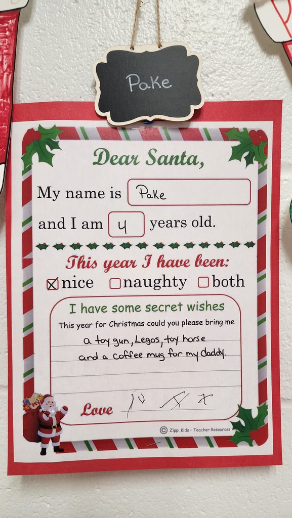 Santa letter