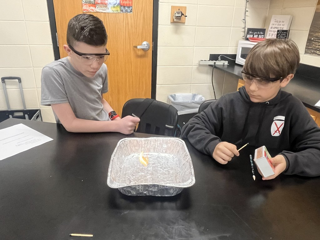 🔥 Tea Bag Rocket Lab! 🚀  When we light the tea bag, it rises into the air because of convection currents. The heat warms the air, making it less dense so it rises, while cooler air moves in to take its place. This movement of air creates enough lift to send the tea bag flying!  Science in action—and the students loved it! 🧪✨