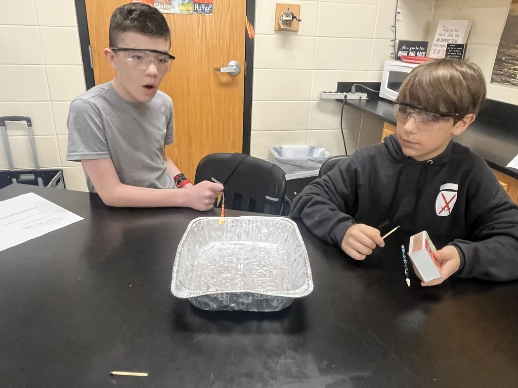 🔥 Tea Bag Rocket Lab! 🚀  When we light the tea bag, it rises into the air because of convection currents. The heat warms the air, making it less dense so it rises, while cooler air moves in to take its place. This movement of air creates enough lift to send the tea bag flying!  Science in action—and the students loved it! 🧪✨