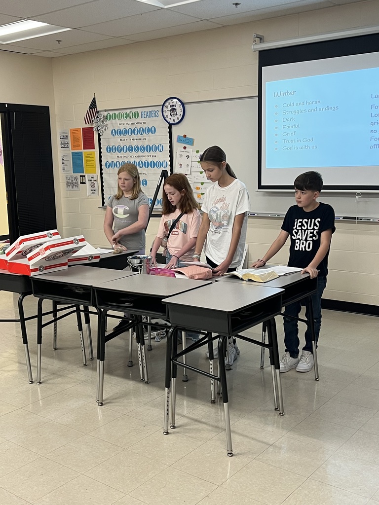 A message from our 5th Grade FCA 💙 Students from the Lions team shared a powerful message about how we all go through different seasons in life—much like the seasons of the year. No matter what season we may be facing, they reminded us that God is always with us.  They also handed out bracelets with Bible verses as a reminder of God’s constant presence and love. Thank you for sharing such an encouraging message!