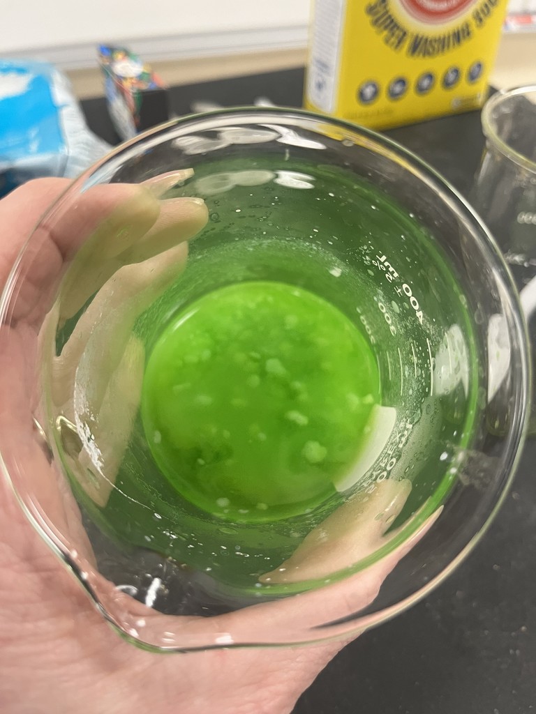  Science in action! 🧪 Mrs. Bryant’s class mixed magnesium sulfate and sodium carbonate during today’s precipitate lab, creating magnesium carbonate and sodium sulfate. Students loved seeing a chemical reaction produce a solid right before their eyes!  