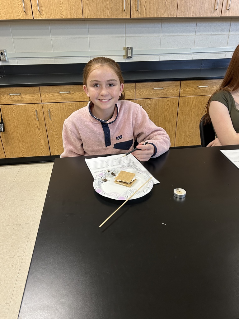 🔥🍫 Mrs. Scoggins’ Science Class enjoyed a tasty S’mores Lab! Students learned about the chemical and physical changes that happen when making a s’more— 🧩 breaking graham crackers 🍫 melting chocolate 🔥 marshmallow browning and caramelization  Science has never tasted so good! 😄🧪 #ScienceLab #ChemicalChanges #PhysicalChanges #LearningIsFun #STEMEducation