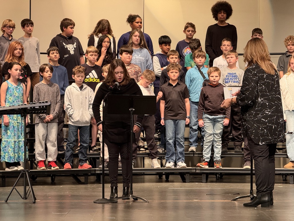 🎶❄️ What a special afternoon for Harrison Middle School!  Our 5th Grade Class, under the direction of Mrs. Mary Bruffett, 5th and 6th Grade Music Teacher, beautifully presented “Winter in the Country” for their families and members of the Harrison community. The students worked hard to prepare for this performance, and their dedication truly showed in their music and stage presence.  We are incredibly proud of these talented students and grateful to Mrs. Bruffett for her leadership and encouragement. Thank you to all the families and community members who came out to support our young performers—your presence means so much! 👏🎵✨  #HarrisonPride #MusicMatters #StudentPerformers #Community #WinterInTheCountry