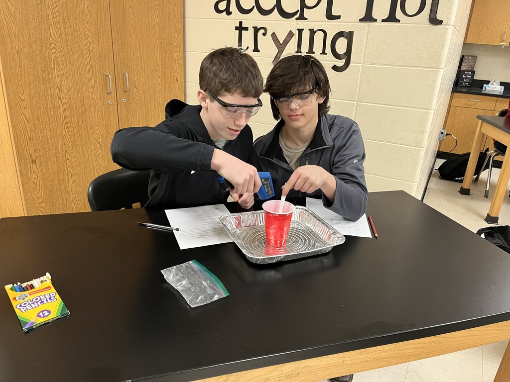 🧪 Science in Action! Mrs. Bryant’s students combined calcium chloride and water to determine whether the reaction was endothermic or exothermic. By observing the temperature change, students discovered that the reaction was exothermic—releasing heat! Hands-on learning makes science come alive! 🔥👩‍🔬👨‍🔬  #STEM #ScienceClass #HandsOnLearning #MiddleSchoolScience #Experiments #ChemistryInAction #LearningByDoing #FutureScientists #ScienceEducation #ClassroomFun