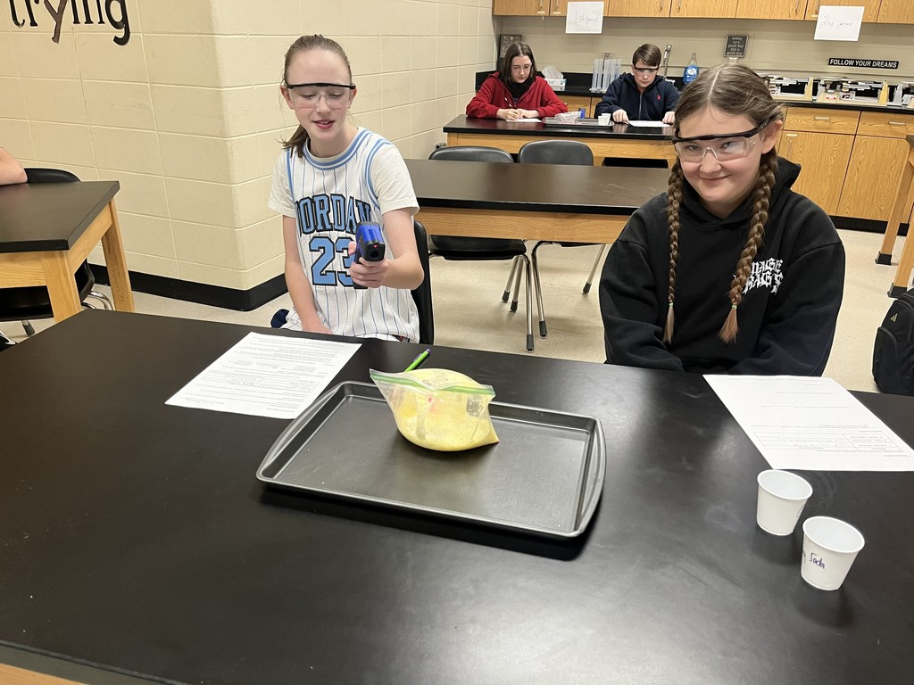 Sunset in a Bag Lab 🌅🧪 Students mixed phenol red, water, baking soda, and calcium chloride to observe evidence of a chemical reaction. As the substances reacted, students noticed exciting color and temperature changes—clear signs that a chemical change had occurred! This hands-on, visual lab helped reinforce key concepts of chemical reactions while exploring endothermic vs. exothermic processes. Learning science through experimentation makes it even more memorable!  #SunsetInABag #ScienceInAction #HandsOnLearning #ChemicalReactions #MiddleSchoolScience #STEMLearning #FutureScientists #LabDay #Endothermic #Exothermic #LearningByDoing #ScienceIsFun