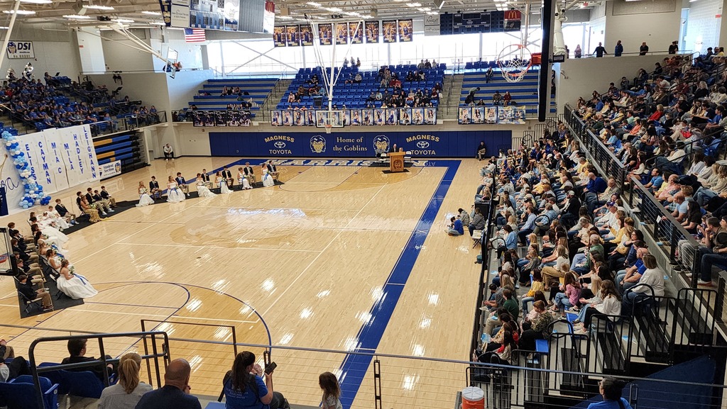 Colors Day Assembly in arena