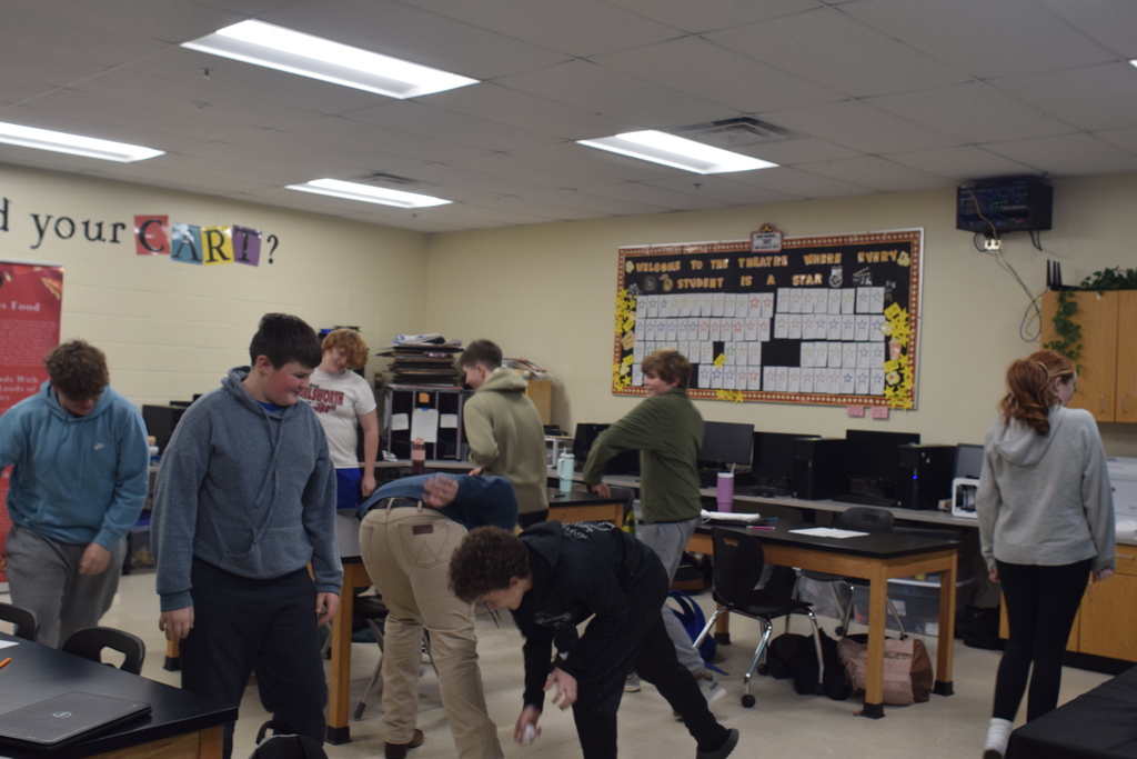 Snow days may be over, but EAST is still having a snowball fight in the classroom! ❄️ This team-building activity was all about fun, connection, and confidence. Students wrote fun facts about themselves, crumpled the paper into “snowballs,” and let the fun begin! When time was called, they opened the nearest snowball and met with that classmate to talk about what was written—then repeated the process with new partners.  This activity encourages students to interact with classmates they may not normally talk with and helps lower nerves when speaking in front of others, especially during future presentations. Learning, laughter, and leadership all rolled into one!  #EASTatHMS #TeamBuilding #StudentLeadership #CollaborationInAction #ClassroomFun #BuildingConfidence #FutureReady #LearningTogether #MiddleSchoolMoments ❄️